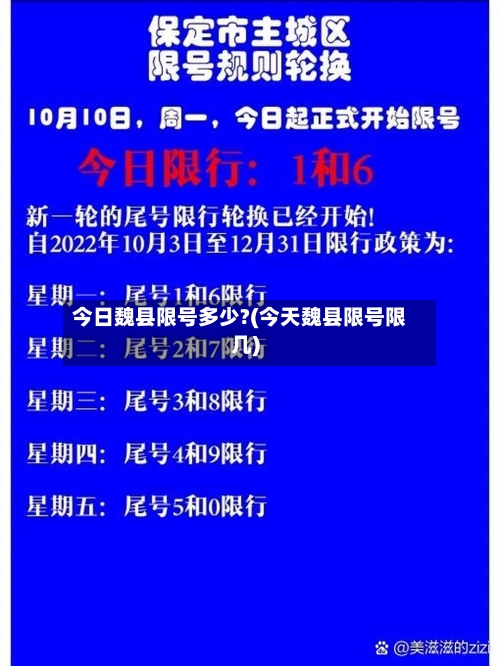 今日魏县限号多少?(今天魏县限号限几)-第2张图片