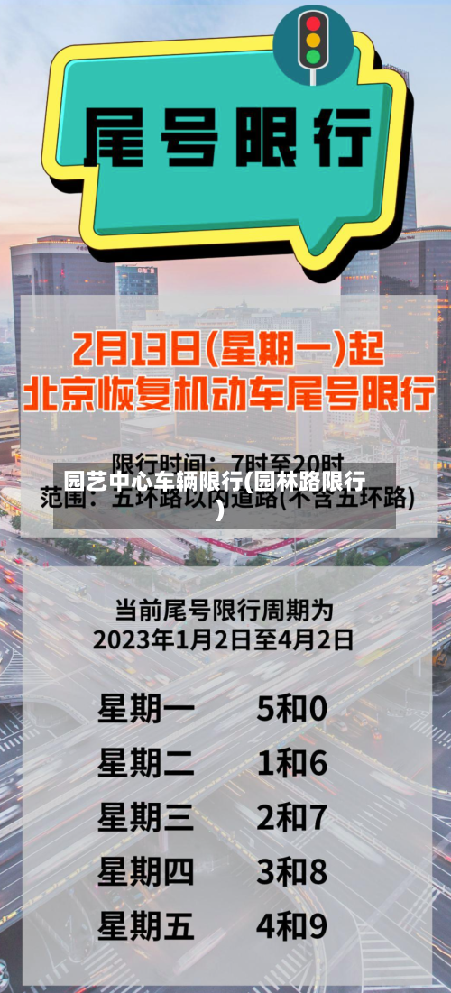 园艺中心车辆限行(园林路限行)-第2张图片