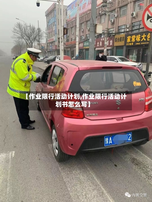 【作业限行活动计划,作业限行活动计划书怎么写】-第3张图片