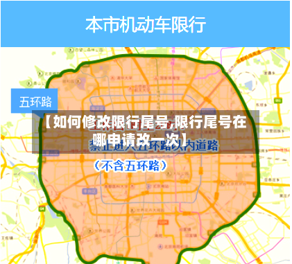 【如何修改限行尾号,限行尾号在哪申请改一次】-第3张图片